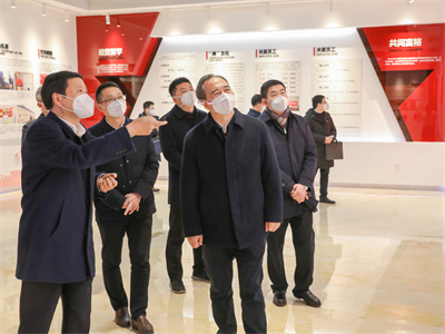 2023年1月，浙江省委常委、組織部長王成來紅獅集團調研企業(yè)黨建、“未來工廠”、人才建設等工作